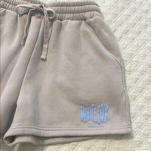 White Fox grey shorts
